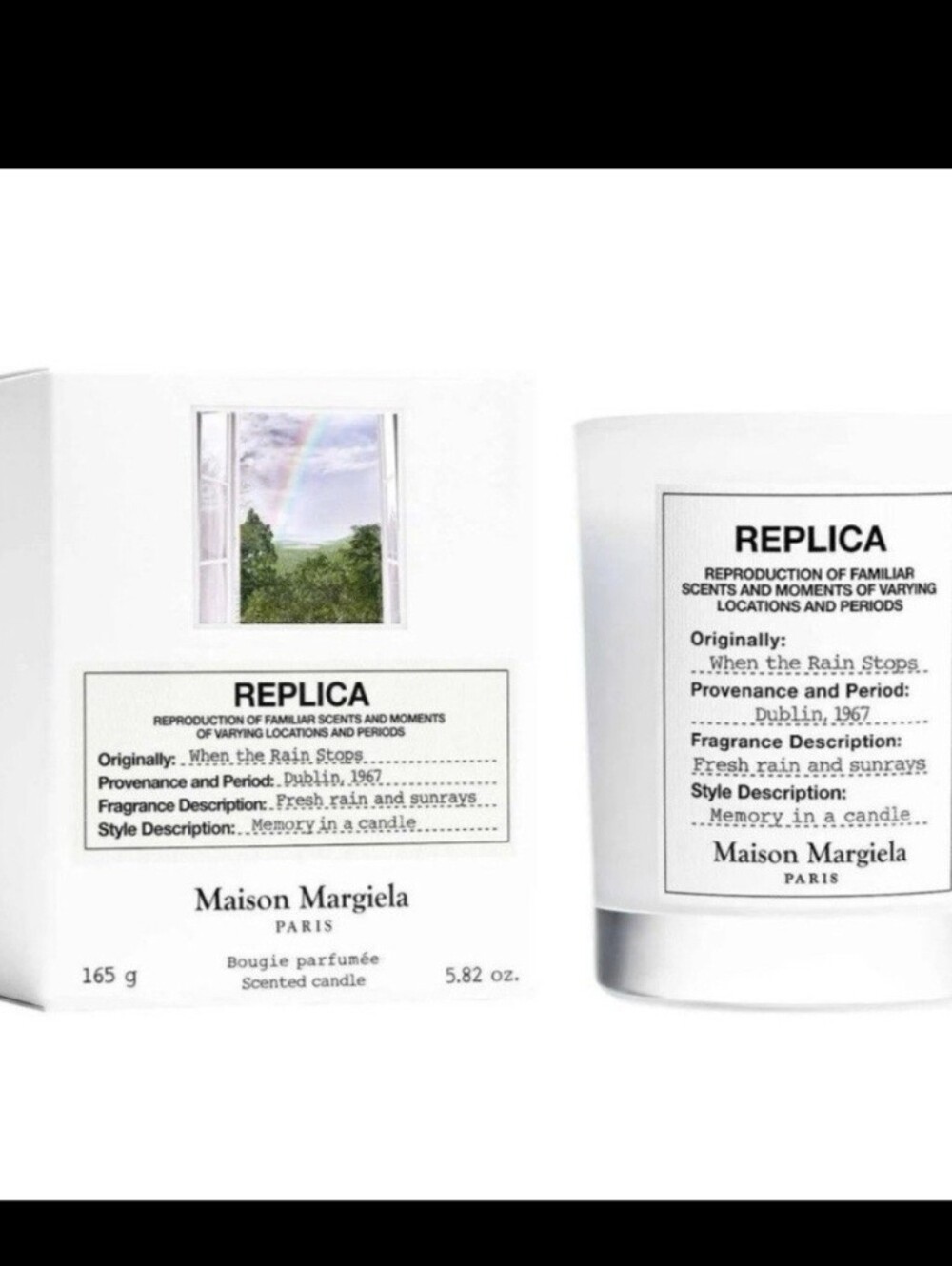 Maison Margiela REPLICA When The Rain Stops Scented Candle (165 g / 5.82 oz)